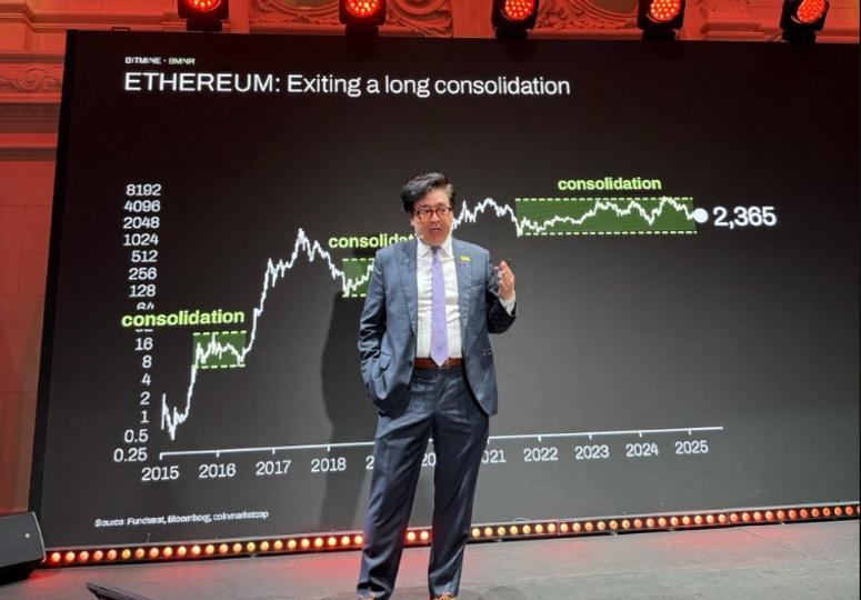 Tom Lee prevê que Ethereum atingirá US$ 250.000 com a controladoria corporativa