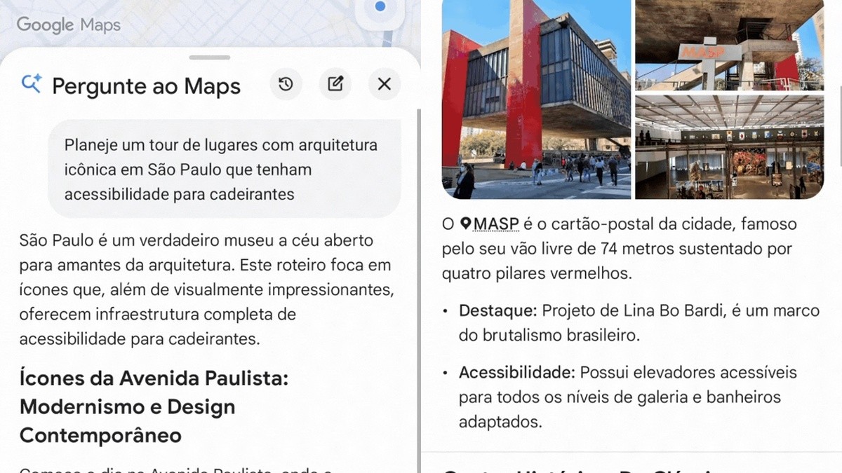 Google Maps agora conversa com usuários no Brasil para indicar lugares e até ônibus
