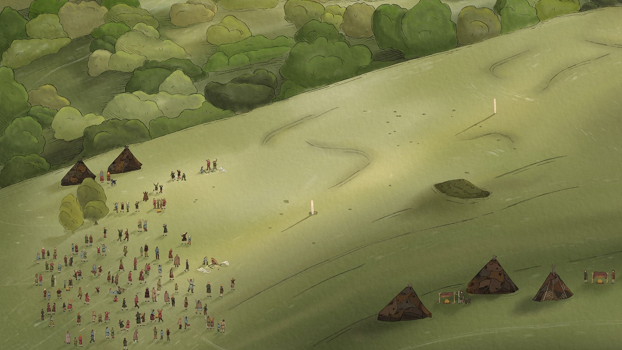 Descoberta de Postes Antigos Perto de Stonehenge Revela Conexões Ancestrais e Solstícios