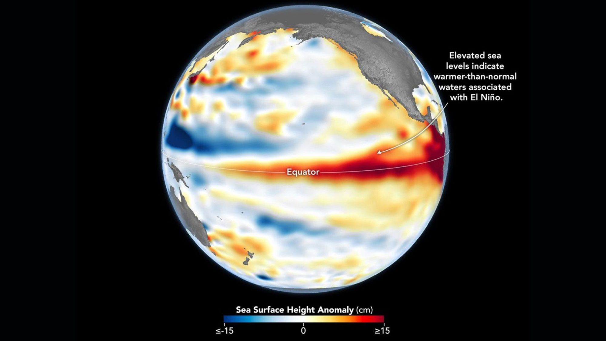 O Impacto de El Niño: A Onda de Calor Oceânica Revelada por Satélites da NASA