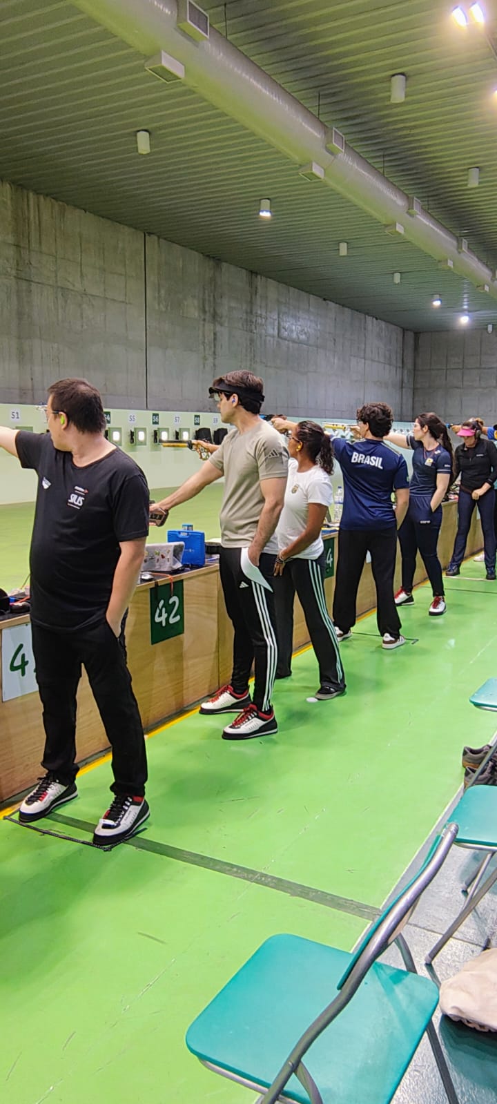Chateaubriand e Wu Conquistam Índice Mundo na 3ª Prova Centralizada de Carabina e Pistola