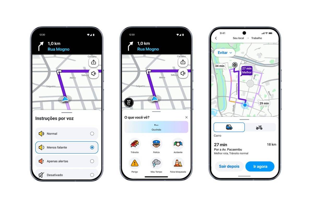 Waze Revela 'Modo Menos Falante' e Avanços em Inteligência Artificial