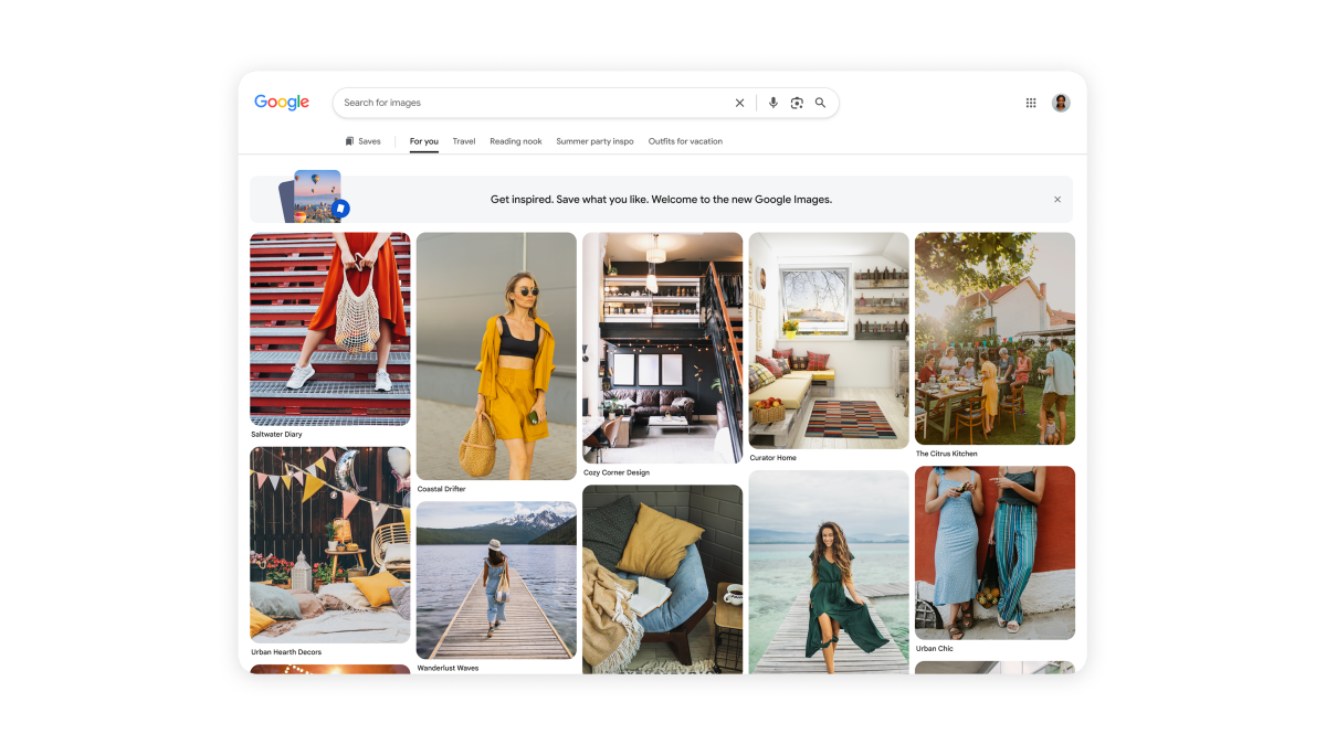 A Nova Era do Google Imagens: Redesign Inspirado em Pinterest Foca na Descoberta