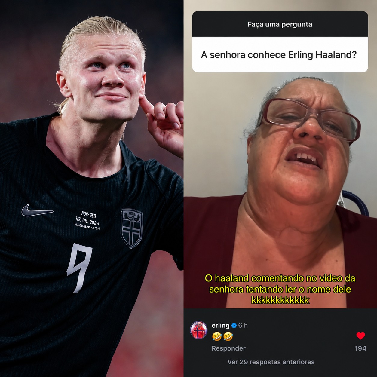 A Risada de Haaland: A Viralização de um Nome e o Bom Humor do Atacante Norueguês