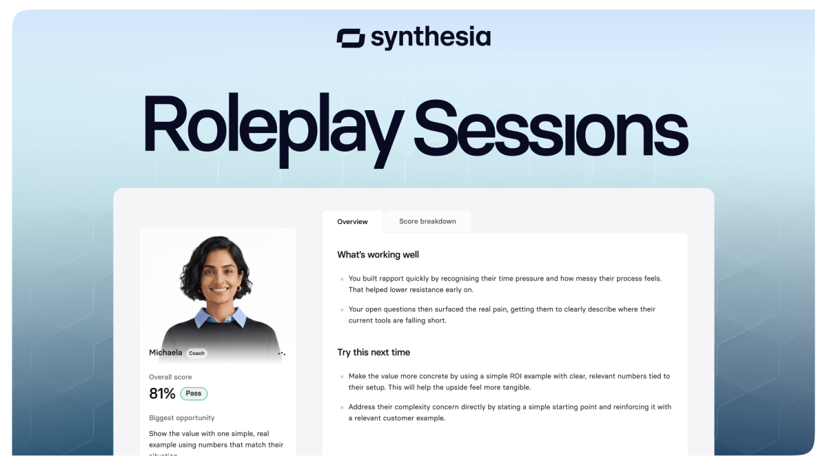 A Revolução do Treinamento Corporativo: A Nova Plataforma de Coaching da Synthesia