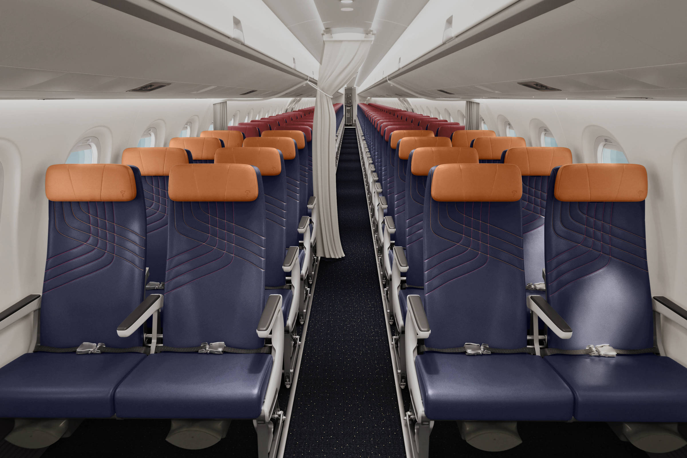 Latam estreia classe premium em aviões Embraer E195-E2 no Brasil